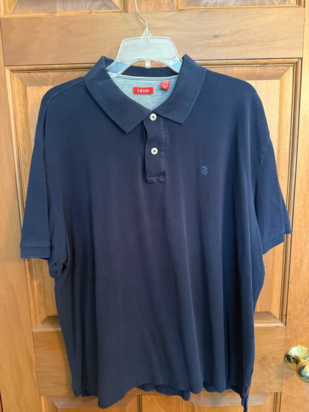 Izod Men's Dark Navy Short-Sleeve Polo